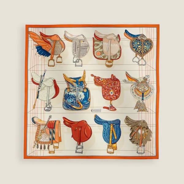 에르메스 여성 실크 스카프 - Hermes Womens Silk Scarf - acc446… - 1