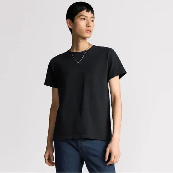 디올 남성 라운드 반팔 티셔츠 - Dior Mens Round Tshirt - dic773… - 1