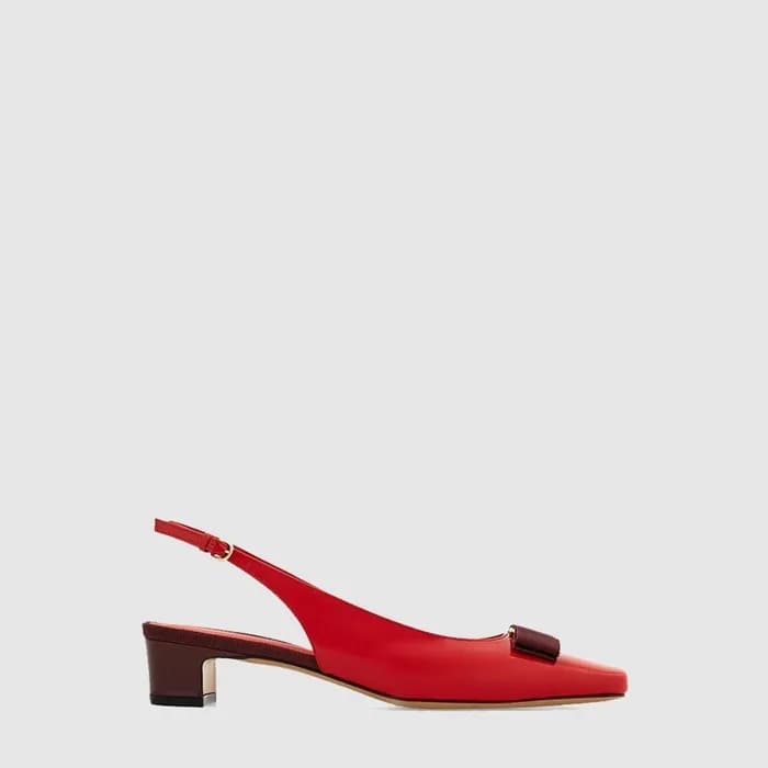 페라가모 여성 아이코닉 보우 슬링백 - Salvatore Ferragamo Womens I… - 1