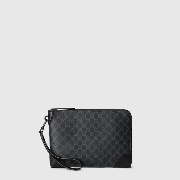 구찌 남성 GG 엠블럼 스몰 비즈니스 케이스 - Gucci Mens GG Emblem Sm… - 1