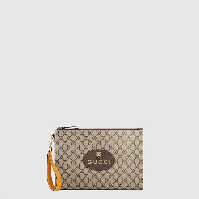 구찌 남성 GG 수프림 파우치 - Gucci Mens GG Supreme Pouch - g… - 1