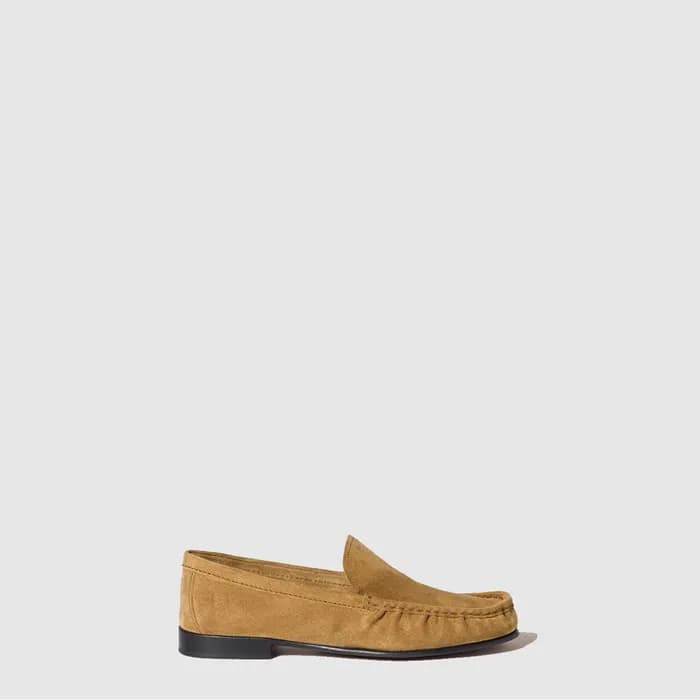 미우미우 여성 스웨이드 로퍼 - Miu Miu Womens Suede Loafers - m… - 1