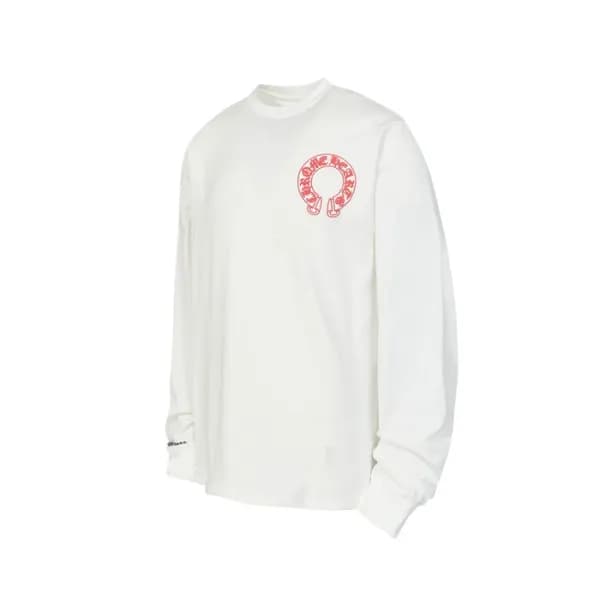 크롬하츠 남성 라운드 긴팔티 - Chrome Hearts Mens Round Tshirt … - 1