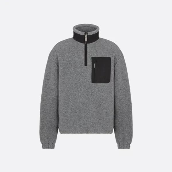 디올 남성 집업 맨투맨 - Dior Mens Zip-up Tshirts - dic12723… - 1