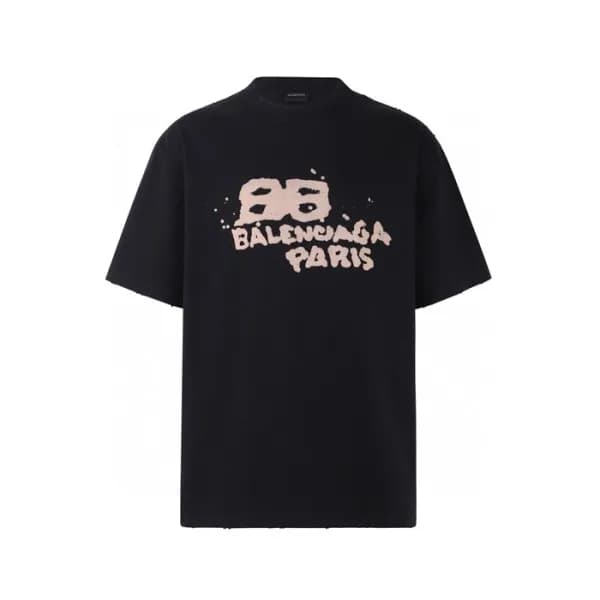 발렌시아가 남성 라운드 반팔 티셔츠 - Balenciaga Mens Round Tshirt… - 1