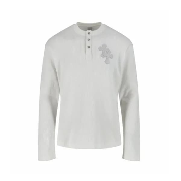 크롬하츠 남성 라운드 긴팔티 - Chrome Hearts Mens Round Tshirt … - 1