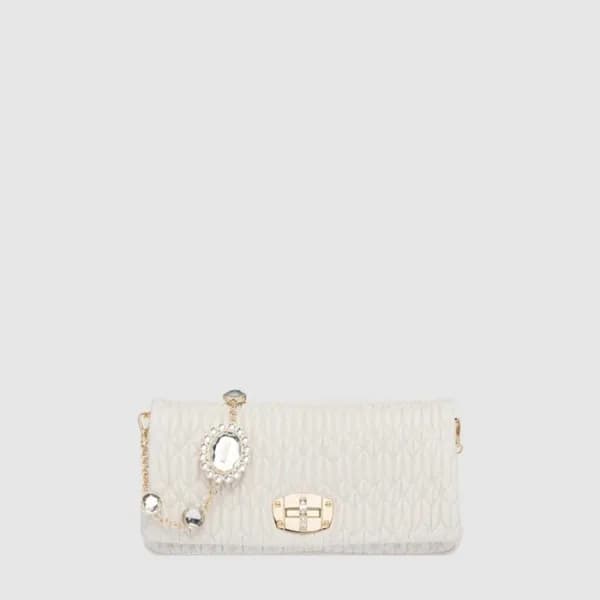 미우미우 여성 아이코닉 크리스탈 가죽 백 - Miumiu Womens Iconic Crys… - 1