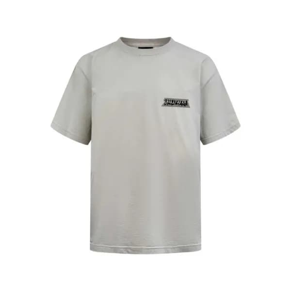 발렌시아가 남성 라운드 반팔 티셔츠 - Balenciaga Mens Round Tshirt… - 1