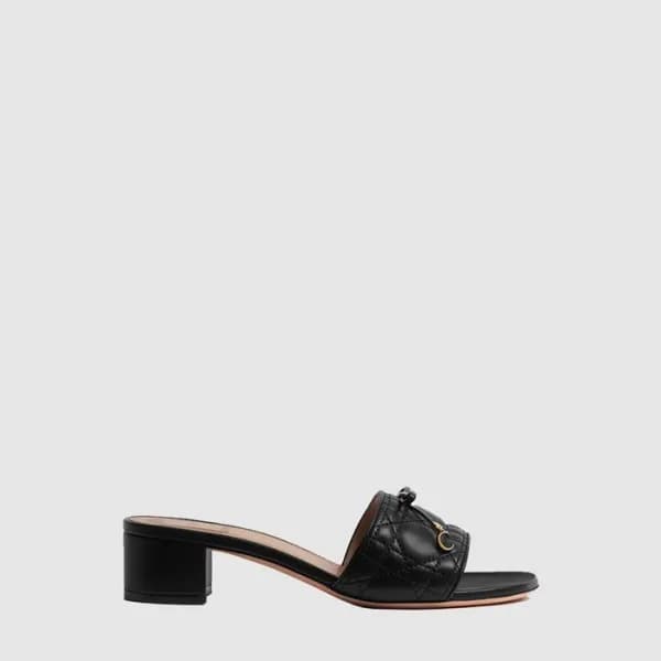 디올 여성 까나쥬 힐 슬라이드 - Dior Womens Cannage Heel Slides… - 1