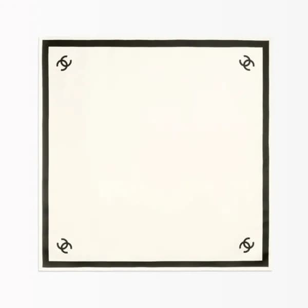 샤넬 여성 스퀘어 스카프 - Chanel Womens Square Scarf - acc71… - 1
