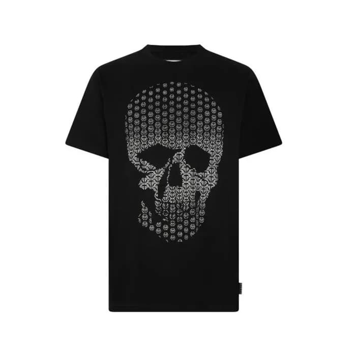 필립플레인 남성 라운드 반팔티 - Philipp-plein Mens Round Tshirt… - 1