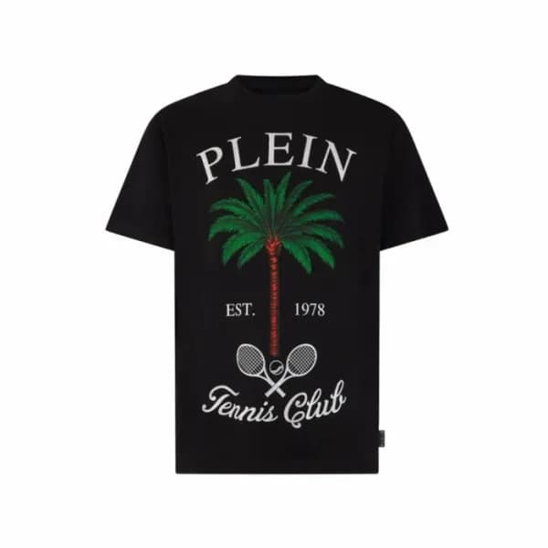 필립플레인 남성 라운드 반팔티 - Philipp-plein Mens Round Tshirt… - 1