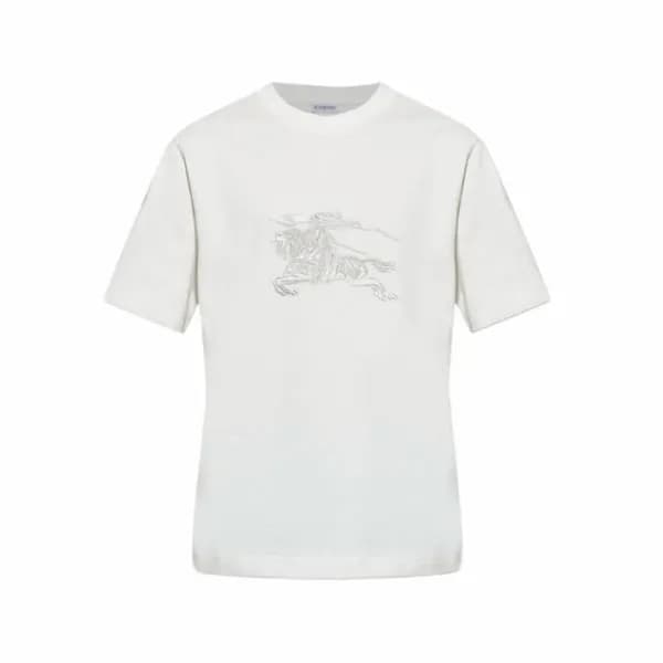 버버리 남성 라운드 반팔 티셔츠 - Burberry Mens Round Tshirt - b… - 1