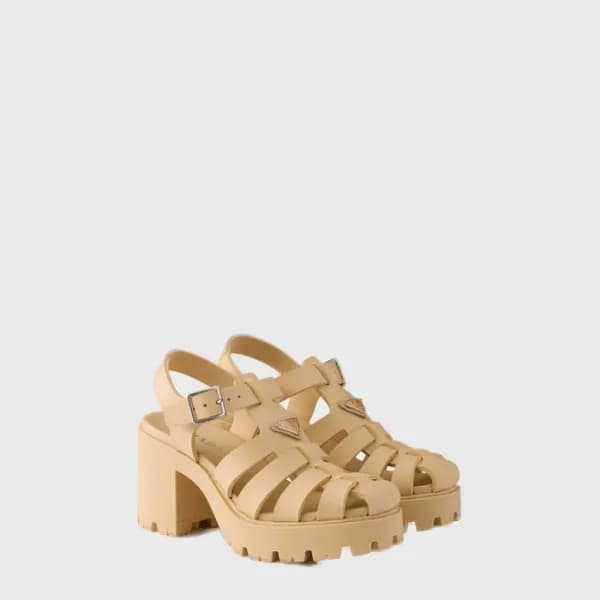 프라다 여성 모놀리스 샌들 - Prada Womens Monolith sandals - p… - 1