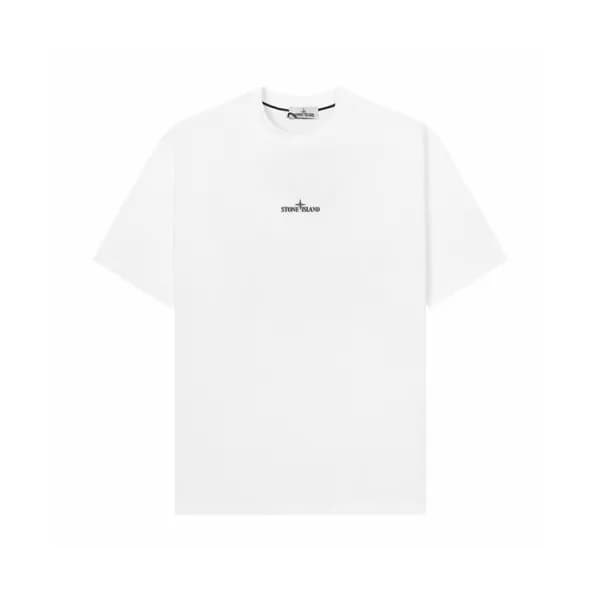 스톤아일랜드 남성 라운드 반팔 티셔츠 - Stone Island Mens Round Tsh… - 1