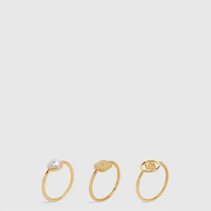 셀린느 여성 레진 진주 링 - Celine Womens Resin Pearl Ring - acc10574x - 1