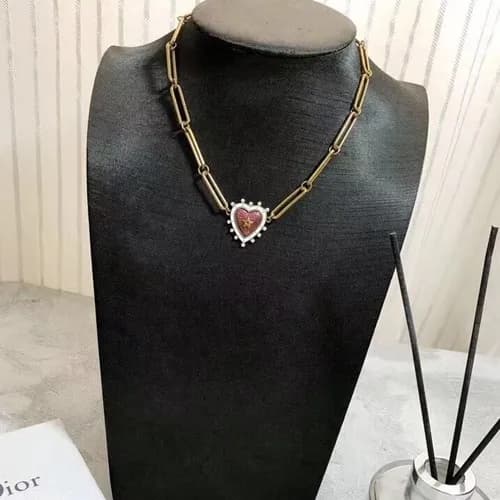 Dior Choker 18k Rose Gold - 디올 여성용 목걸이 18K도금 … - 1