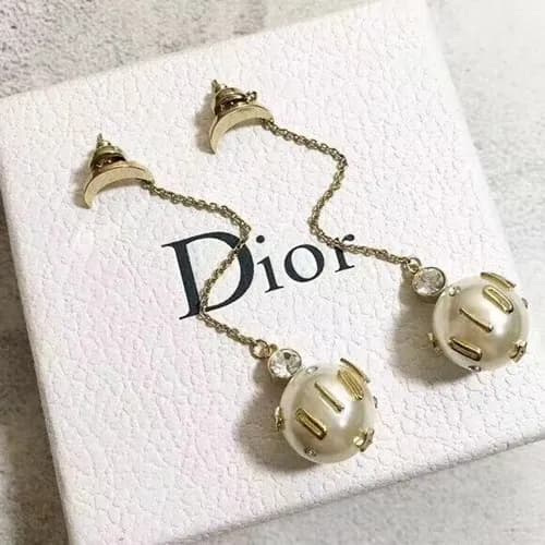 Dior Yellow Gold Earring - 디올 여성용 18k도금 옐로우 골드 … - 1