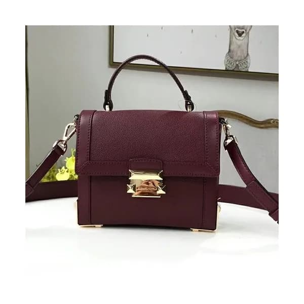 Michael Kors Leather Janey Tote Shoulder Bag, 19CM… - 1