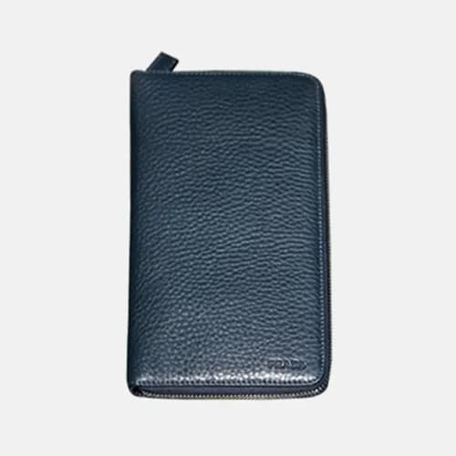 Prada 2018 Mens Saffiano Leather Zippy Long Purse … - 1