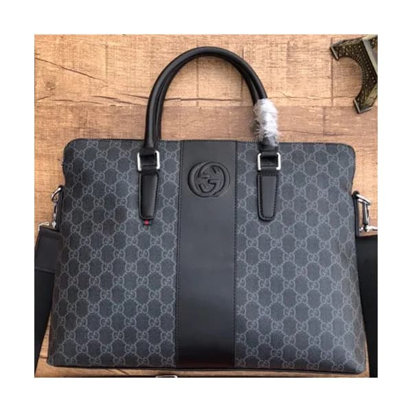 Gucci 2018 Leather Mens Business ,39CM - 구찌 2018 레… - 1