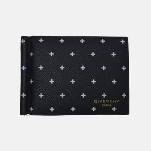 Givenchy 2019 Mens Logo Leather Bifold Wallet/Card… - 1
