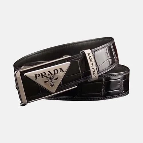 [매장판]Prada 2019 Mens Business Leather Belt - 프라다 남… - 1
