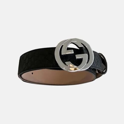 [매장판]Gucci 2019 Mens GG Buckle Leather Belt - 구찌 신… - 1