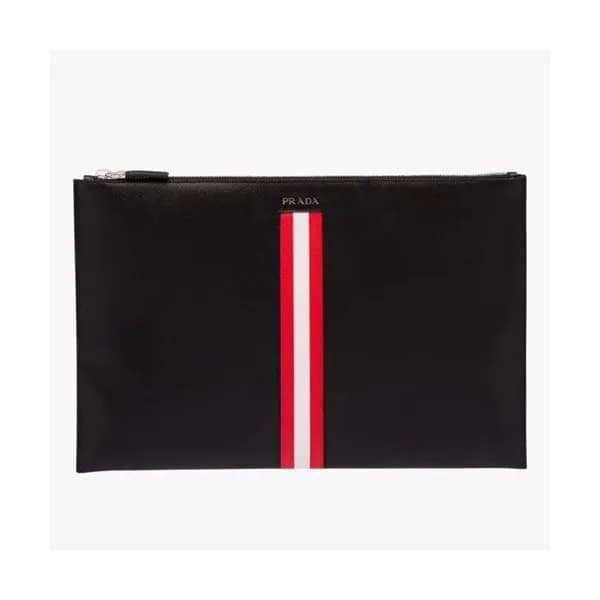 Prada Saffiano Mens Clutch Bag ,28CM - 프라다 사피아노 남성… - 1