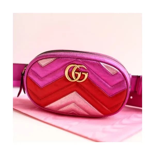 Gucci Marmont Matlase Belt Bag,18CM - 구찌 마몬트 마틀라세 … - 1