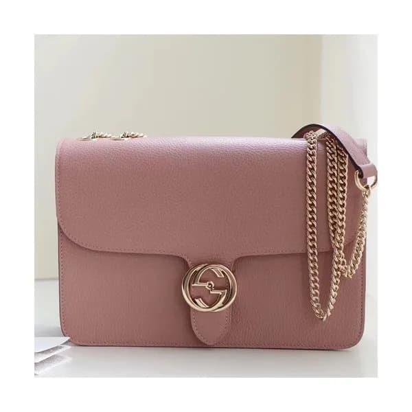 Gucci Interlocking Chain Shoulder Bag,28CM - 구찌 인터… - 1