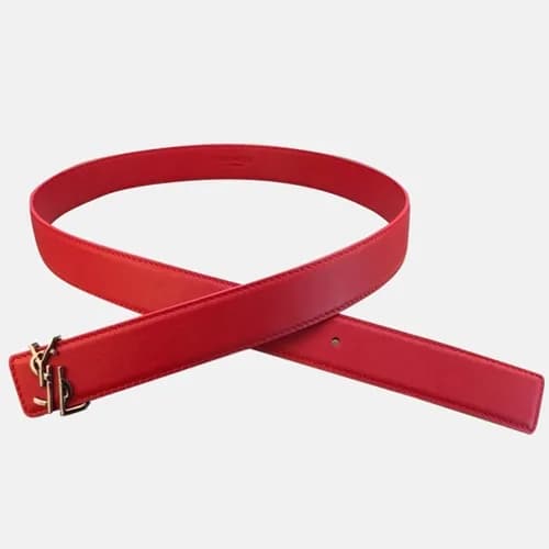 Saint Laurent 2019 Ladies Signature Logo Steel Buc… - 1