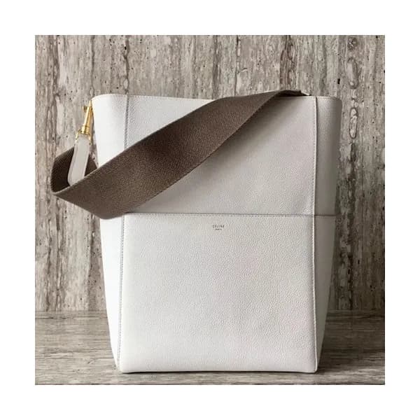 Celine Leather Sangle Shoulder Bag,33CM - 셀린느 레더 상… - 1