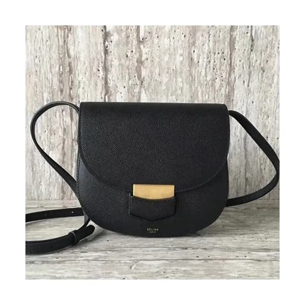 Celine Leather Trotteur Shoulder Bag,19CM - 셀린느 레더… - 1