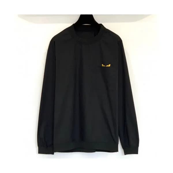 Fendi 2019 Mens Initial Logo Cotton Man-to-man - 펜… - 1