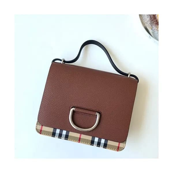 Burberry 2019 Leather Shoulder Bag, 17.5/20/27cm -… - 1