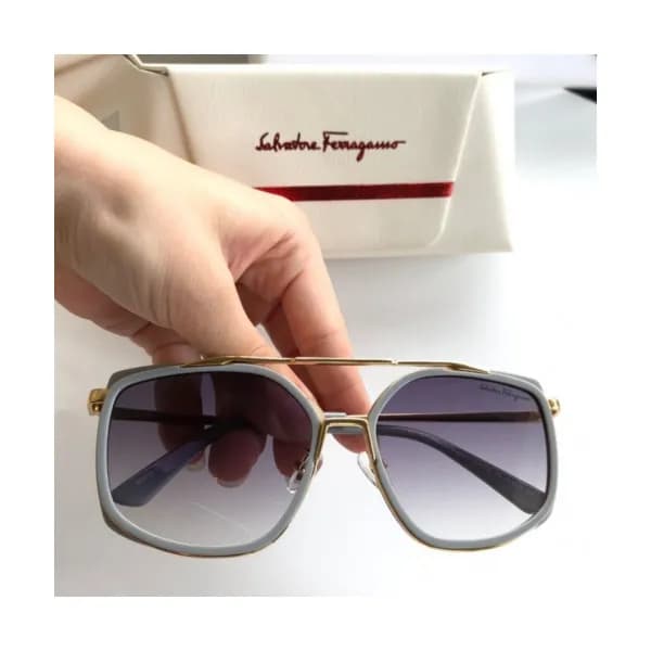 Salvatore Ferragamo 2019 Mm/Wm Retro Metal Frame E… - 1