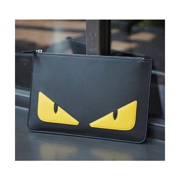 Fendi 2019 Leather Bag Bugs Clutch Bag ,29.5CM - 펜… - 1