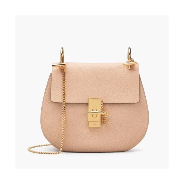 Chole 2019 Drew Leather Shoulder Bag, 20/23.5cm -… - 1