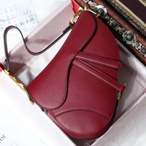 Dior 2019 Leather Saddle Shoulder Bag ,17/25.5CM -… - 1