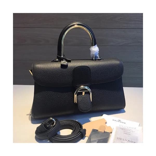 Delvaux 2019 Brillant Leather Tote Shoulder Bag,28… - 1