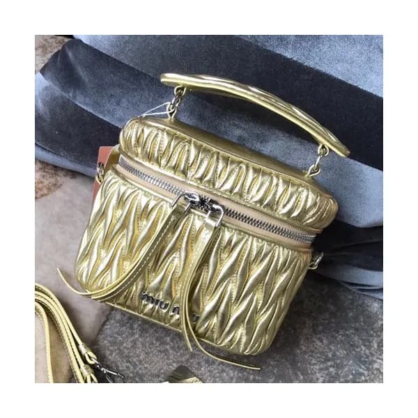MiuMiu 2019 Matelasse Tote Shoulder Bag,17cm - 미우미… - 1