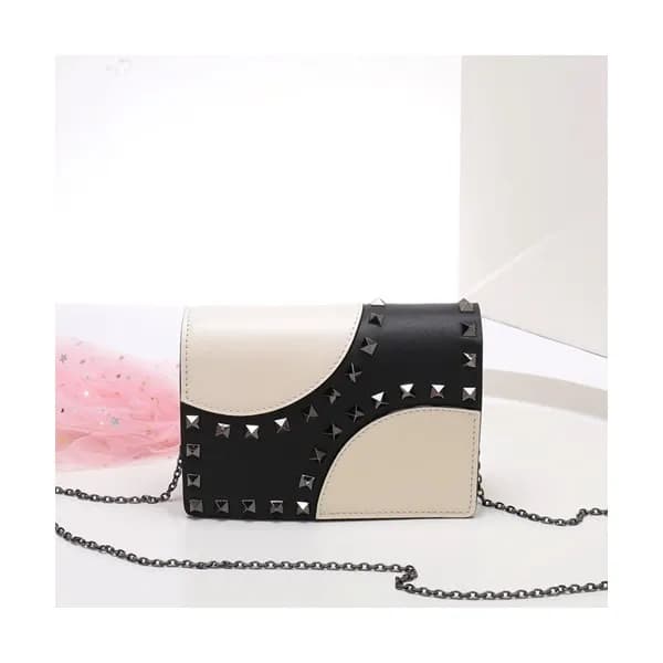 Valentino 2019 Leather Chain Shoudler Cross Bag,1… - 1