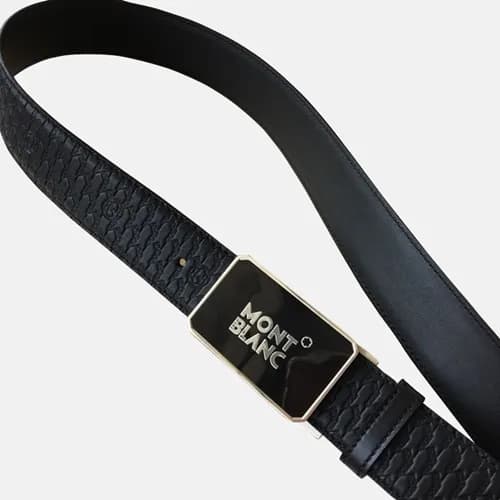 Montblanc 2019 Mens Leather Belt - 몽블랑 2019 남성용 레더… - 1
