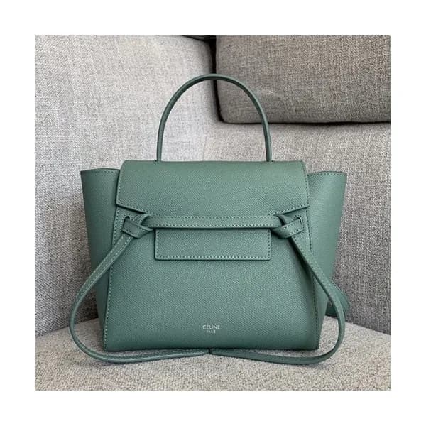 Celine 2019 Leather Mini Belt Shoulder Bag,20CM - … - 1