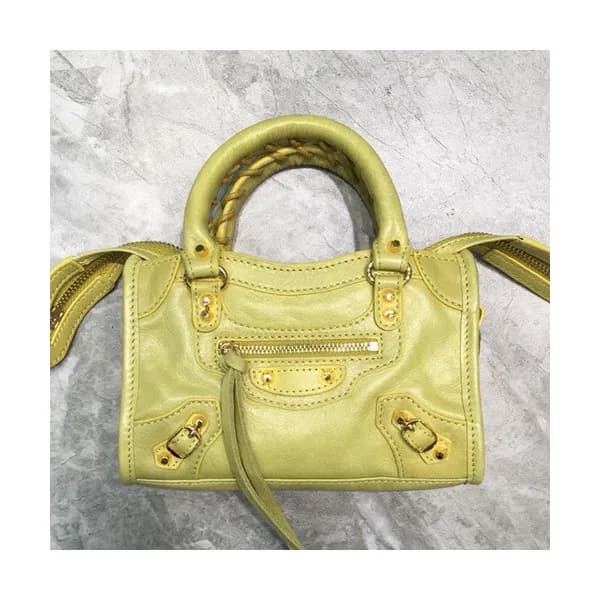 Balenciaga 2019 City Leather Super Mini Tote Shoul… - 1
