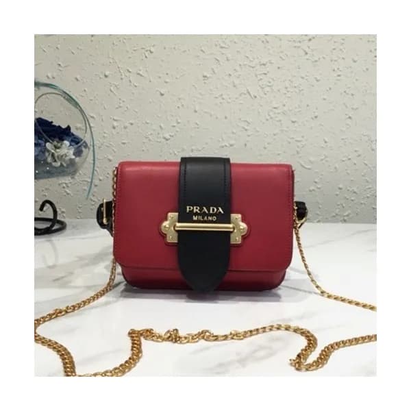 Prada 2019 Cahier Leather Hip Sack / Clutch Bag / … - 1
