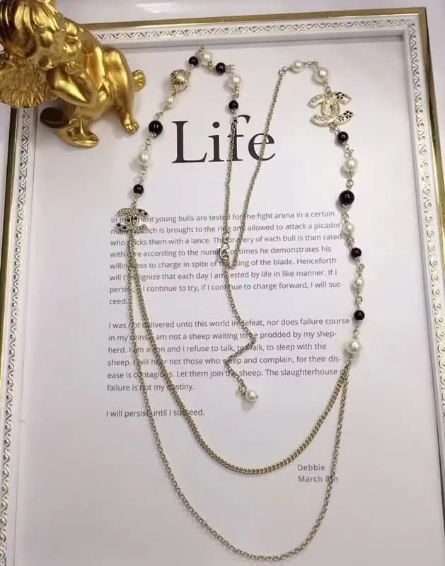 CHANEL Sweater chain 18k Yellow Gold - 샤넬 여성용 목걸이 … - 1