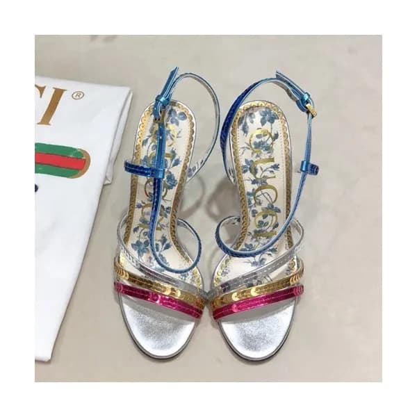 Gucci 2019 Ladies Leather High Heel Sandal - 구찌 20… - 1