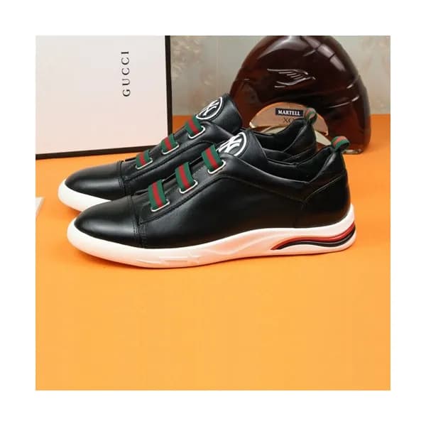 Gucci 2019 Mens Leather Sneakers - 구찌 2019 남성용 레더 … - 1